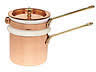 double boiler - copper by  mauviel